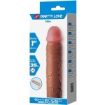 PRETTY LOVE - GUAINA PER PENE NILE CON ESTENSIONE 2,5 CM MULATTO